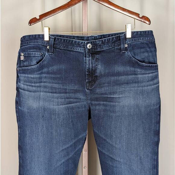 AG Adriano Goldschmied The Graduate Tailored Leg Dark Wash Jeans Size 42x34 - Picture 13 of 16